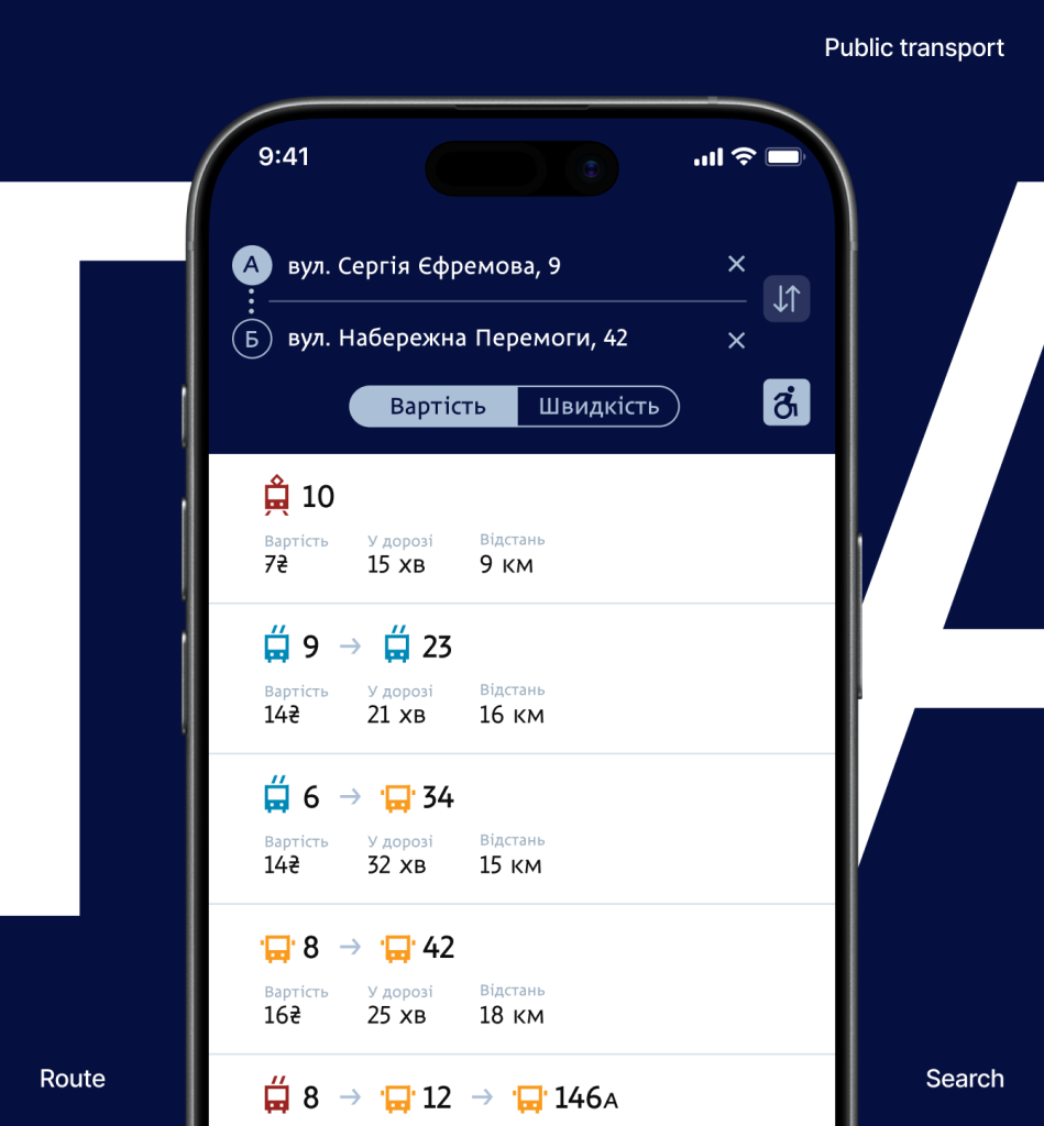 AI-powered public transport navigation platform 